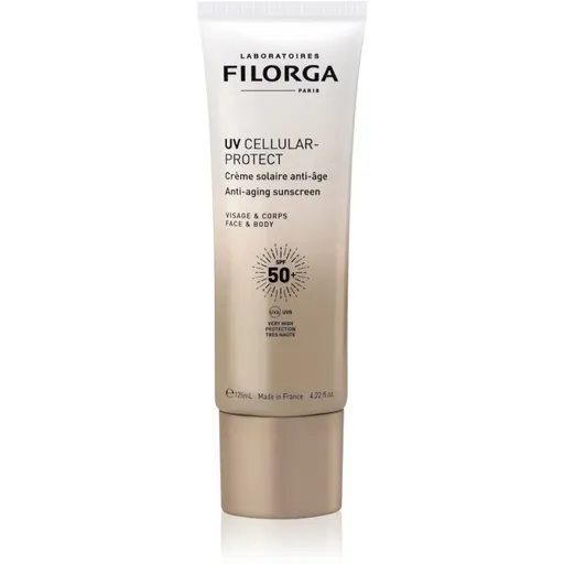 FILORGA UV CELLULAR-PROTECT FACE & BODY opaľovací krém na tvár a telo SPF 50+ 125 ml