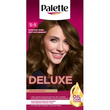 SCHWARZKOPF PALETTE Deluxe 555 Žiarivo hnedá (50 ml) (3838824176796)