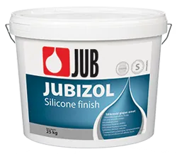 JUBIZOL Silicone finish S - silikónová hladená dekoratívna omietka 25 kg zr. 1,5mm - biely