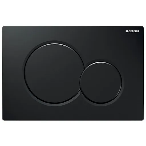 Geberit Sigma01 ovládacie tlačidlo plast čierny lesk 115.770.DW.5