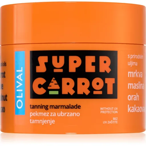 Olival SUPER Carrot Tanning Jam prípravok pre urýchlenie a predĺženie opálenia bez ochranného faktoru 100 ml