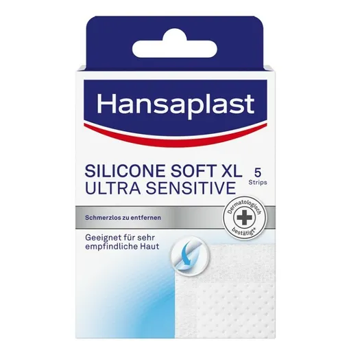 HANSAPLAST Silicone soft XL náplasť 5 ks