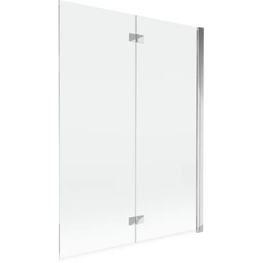 MEXEN - MIST vaňová zástena 130x150 cm 6mm 2-s, chróm, číra, pravá 8A9-130-002-01-00-P