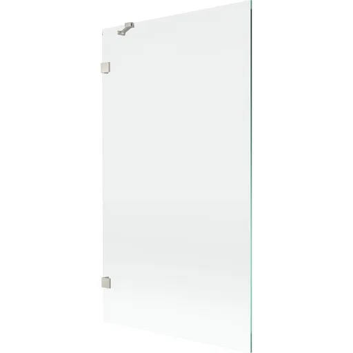 MEXEN/S - Lunar vaňová zástena FIX 100 x 150, transparent, nikel kartáčovaný 897-100-000-97-00