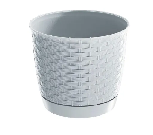 PROSPERPLAST - Kvetináč Ratolla 14,5cm biely
