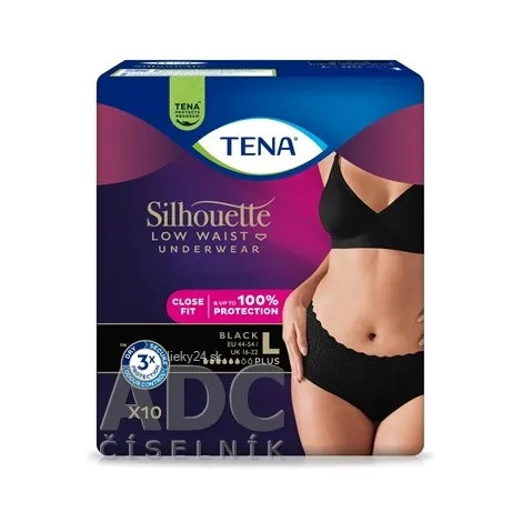 TENA Silhouette Plus Low Waist Black L