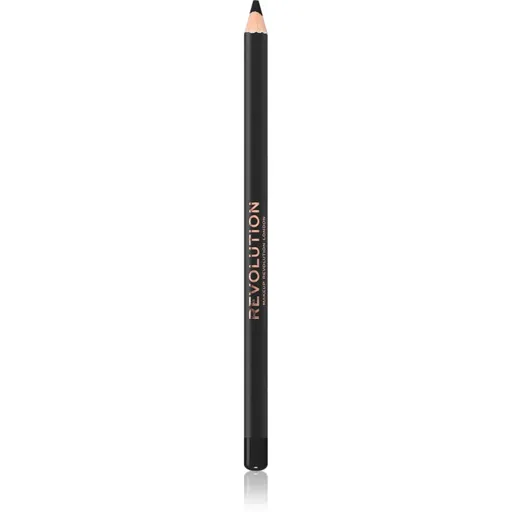 Makeup Revolution Kohl Eyeliner kajalová ceruzka na oči odtieň Black 1.3 g
