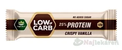Topnatur LOW CARB Tyčinka PROTEIN Vanilka 40 g