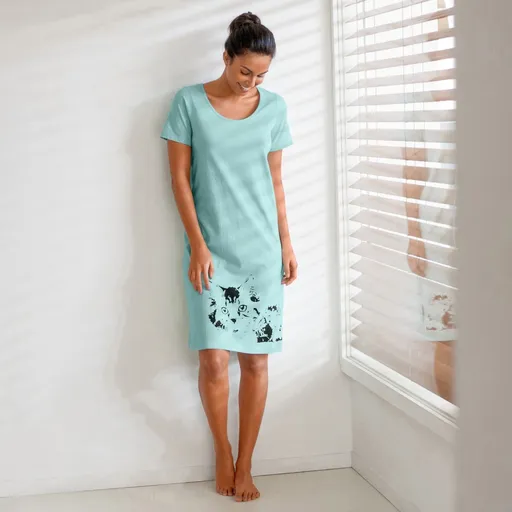 Súprava 2 krátkych nočných košieľ s potlačou mačky