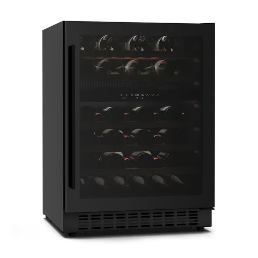 Klarstein Velaire podpultová chladnička na víno, moderná, elegantná, UV ochrana, Dvojzónová, 46 fliaš
