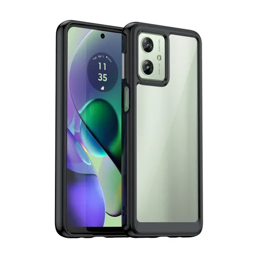 CRYSTAL Ochranný kryt pre Motorola Moto G54 čierny