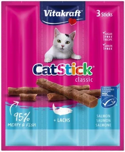 Vitakraft VK Cat stick min.Sal.+Trout3x6g/20