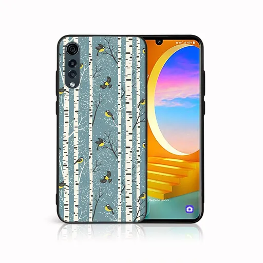 MY ART Kryt s vianočným dizajnom LG Velvet BIRCH (072)