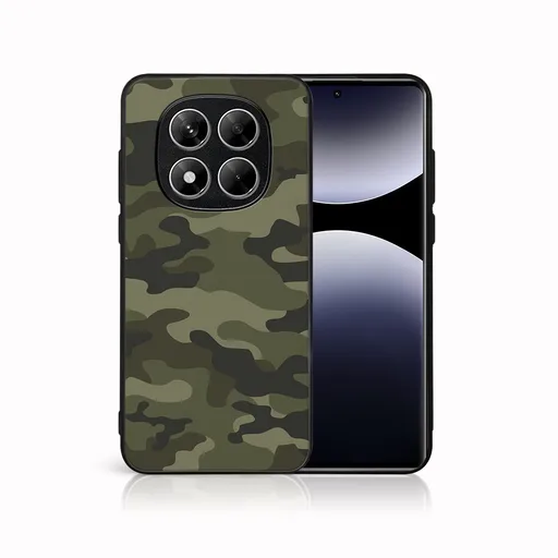 MY ART Ochranný kryt pre Xiaomi Redmi Note 14 Pro GREEN CAMO (235)