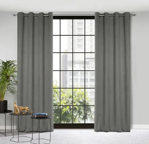 ArtFir Zatemňovací záves CARLO K | sivá 135 x 250 cm