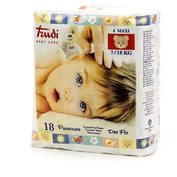 Trudi Baby Dry Fit 00694 Perfo-Soft veľkosť Maxi 7 – 18 kg (18 ks) (8007300006949)