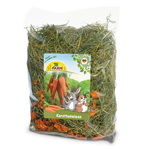 JR FARM seno s mrkvou pre králiky a hlodavce 500g