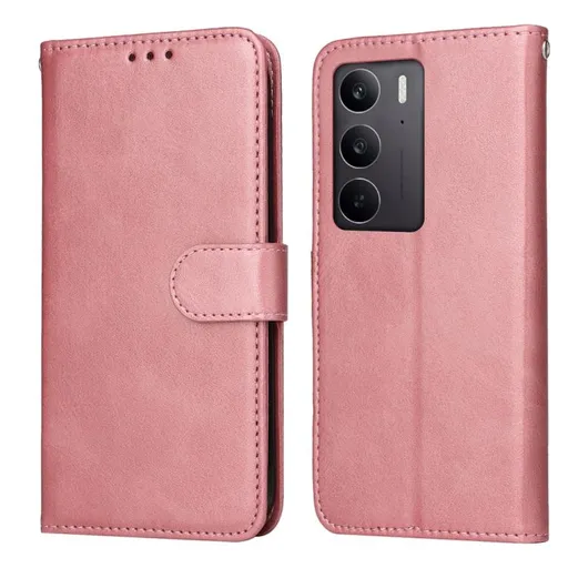 SMOOTH Peňaženkové puzdro pre Realme C75 / Realme 14x 5G ružové