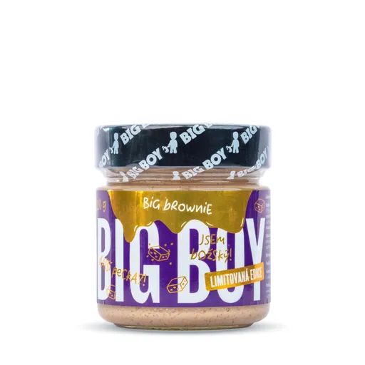 BIG BOY Big brownie lieskový krém s kešu a bielou čokoládou 220 g