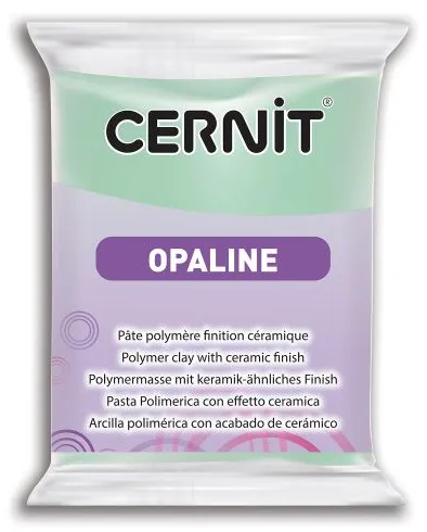 CERNIT OPALINE - Modelovacia hmota so vzhľadom porcelánu 880056640 - mätová 56 g