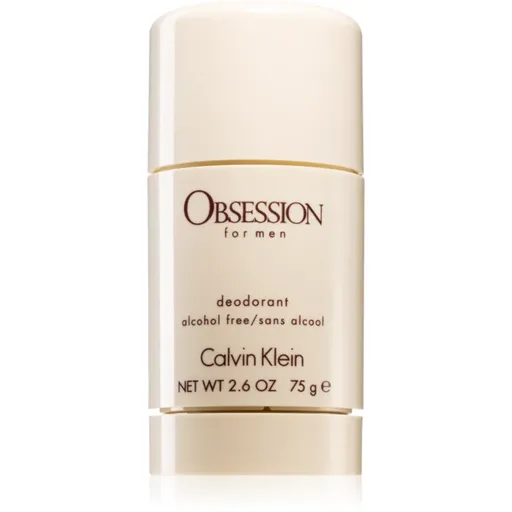 Calvin Klein Obsession for Men deostick (bez alkoholu) pre mužov 75 ml