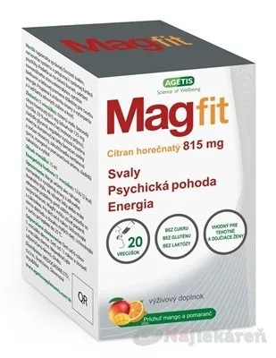 Agetis Magfit 20 vrecúšok s gélom