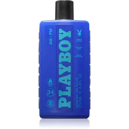 Playboy AM - PM sprchový gél 3v1 pre mužov 250 ml