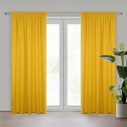 ArtFir Zatemňovací záves PARISA P | horčicová 140 x 270 cm