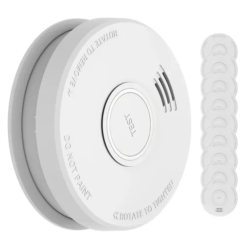 SHD by oneConcept Detektor dymu DOF19, plast, výstražný signál: 85 dB, 9V na batérie