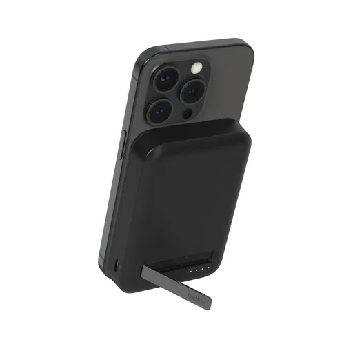 Belkin BOOST CHARGE ™ Qi2 Magnetická Bezdrôtová PowerBanka so stojanom, 8000mAh, 15W, čierna
