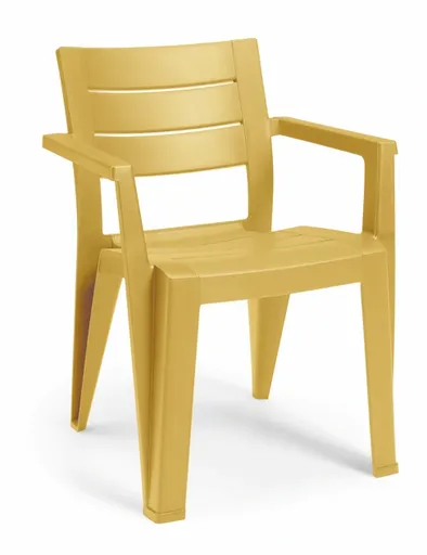 Záhradná stolička JULIANA | žltá