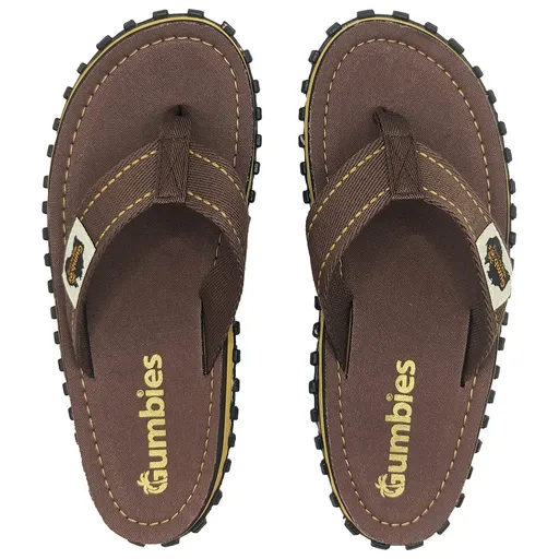 Gumbies Pánske žabky Gumbies Islander - Classic brown | 47