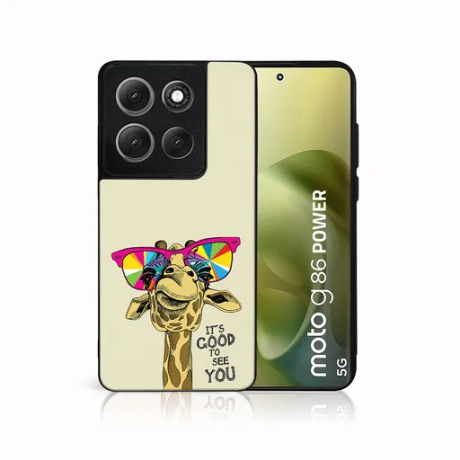 MY ART Ochranný kryt pre Motorola Moto G86 Power 5G GIRAFFE (180)