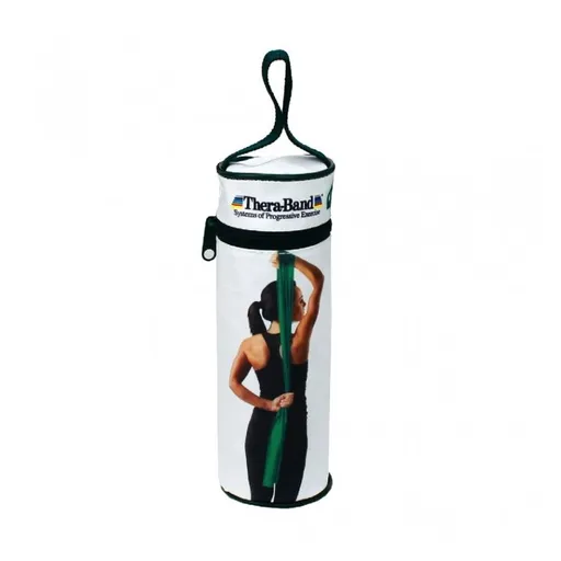 THERA-BAND Posilňovacia guma s obalom silná zelená 2,5 m