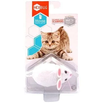 Hexbug - Robotická myš biela (807648040814)