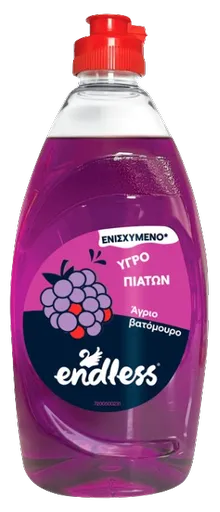 ENDLESS - Prostriedok na umývanie riadu blackberry, 0,5 L
