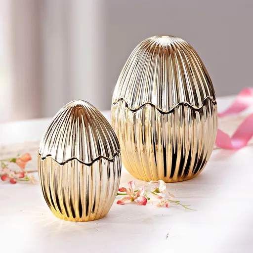 Weltbild Dárkové dózy Zlatá vajíčka, sada 2 ks