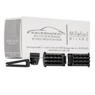 Millefiori Milano Icon Car Air Freshener White Musk