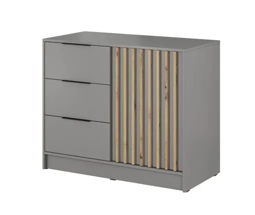 ArtPS Komoda KELLY 2D | sivá