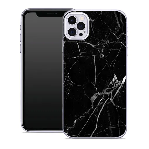 MY ART Ochranný kryt Apple iPhone 12 Pro Max BLACK MARBLE (142)