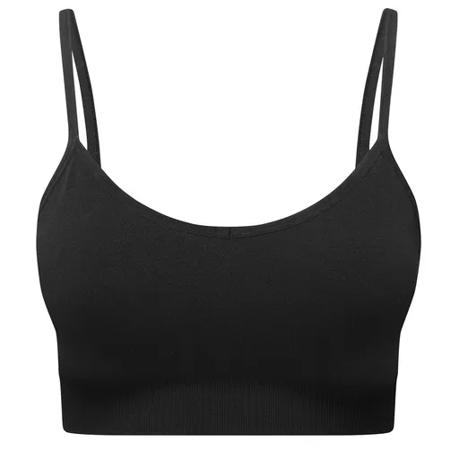 TriDri® Bezšvová športová podprsenka 3D Fit - Čierna | L