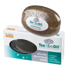 Dr. Müller Tea Tree Oil mydlo s lístkami čajovníka 100 g