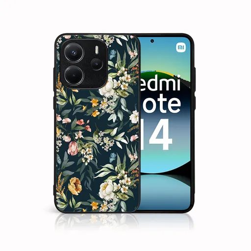 MY ART Ochranný kryt pre Xiaomi Redmi Note 14 FLORAL (158)