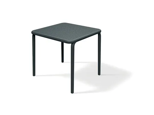 Stôl záhradný BRENE 795x795x755mm - uhoľná