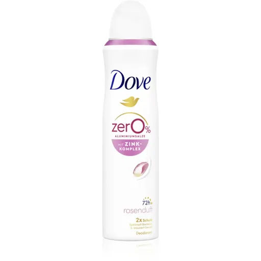 Dove 0% ALU Rose and Jasmine dezodorant v spreji bez hliníka Rose 150 ml