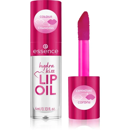 essence Hydra Kiss hydratačný olej na pery odtieň 06 Cranberry Is Back 4 ml