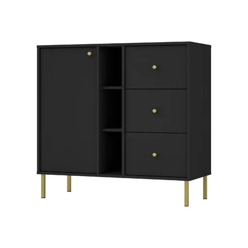 ArtLemp Komoda YEDDO 2 1F3S | čierna