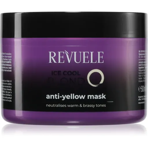 Revuele Ice Cool Blond maska proti žltým tónom pre blond vlasy 500 ml