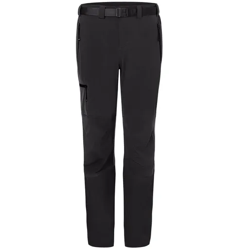 James & Nicholson (Daiber) Pánske trekingové nohavice JN1206 - Čierna / čierna | 2XL