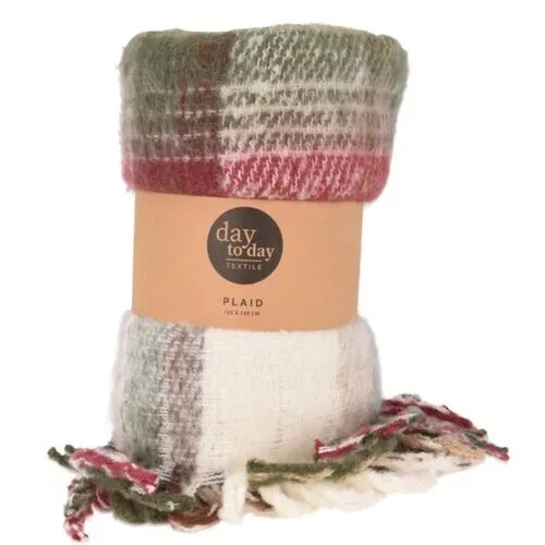 Deka červenozelená, 125 x 150 cm